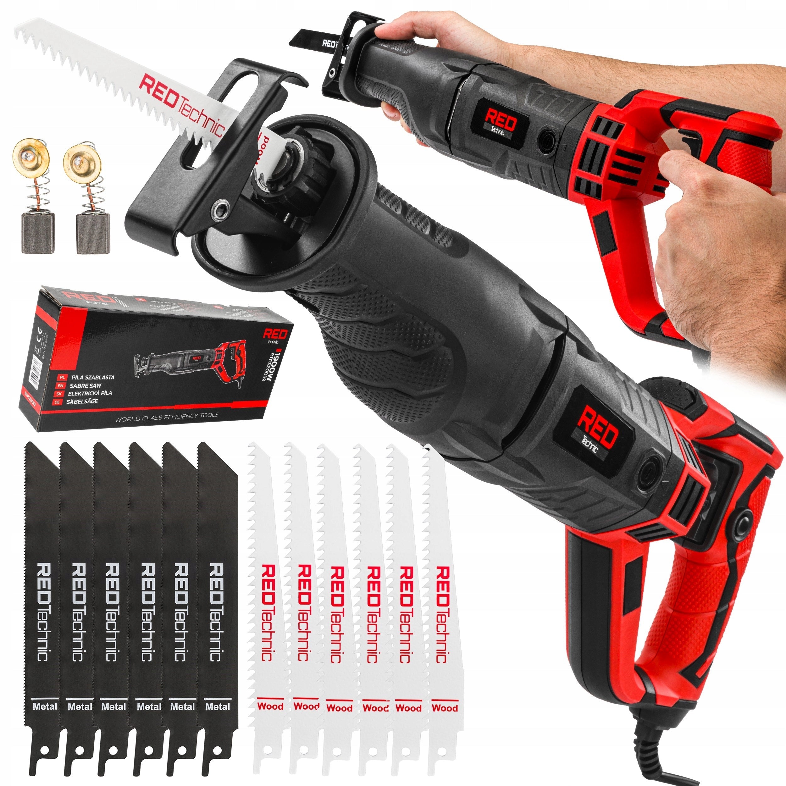 RECIPROCATING SAW JIGSAW FOX TAIL ELECTRIC 1800W 12 X ROTARY KNIFE!!!