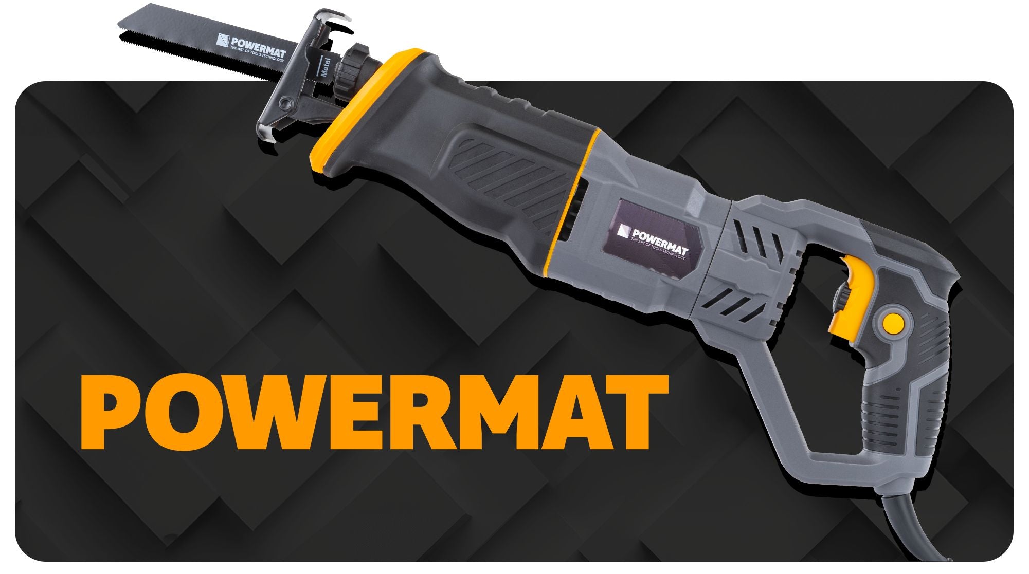 RECIPROCATING SAW JIGSAW FOX TAIL ELECTRIC 1800W 20 X KNIFE SET STRONG Brand Powermat