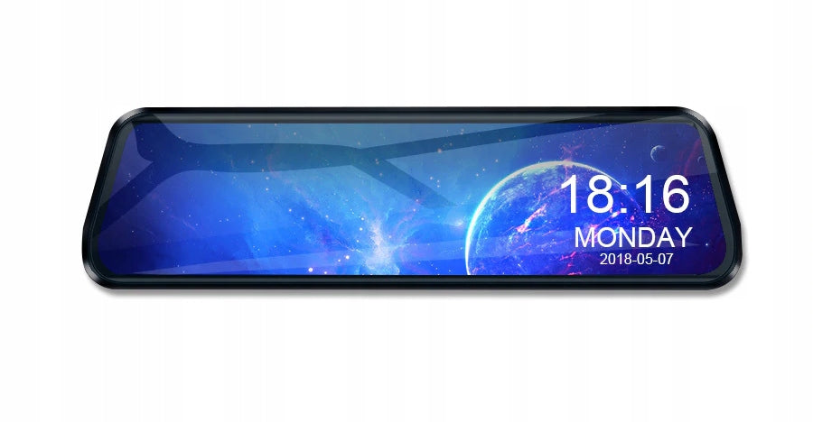 RECORDER MIRROR FULL HD 10 INCH CAMERA REAR CAMERA FRONT 2IN1 PL Manufacturer code 03607