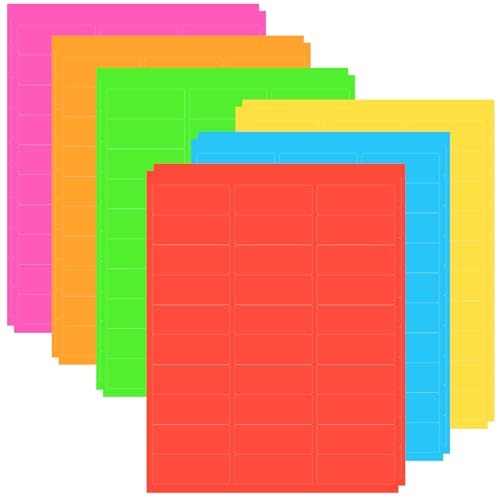 RECTANGULAR COLOR LABELS COLOR CODING REMOVABLE STICKERS Packaging status original