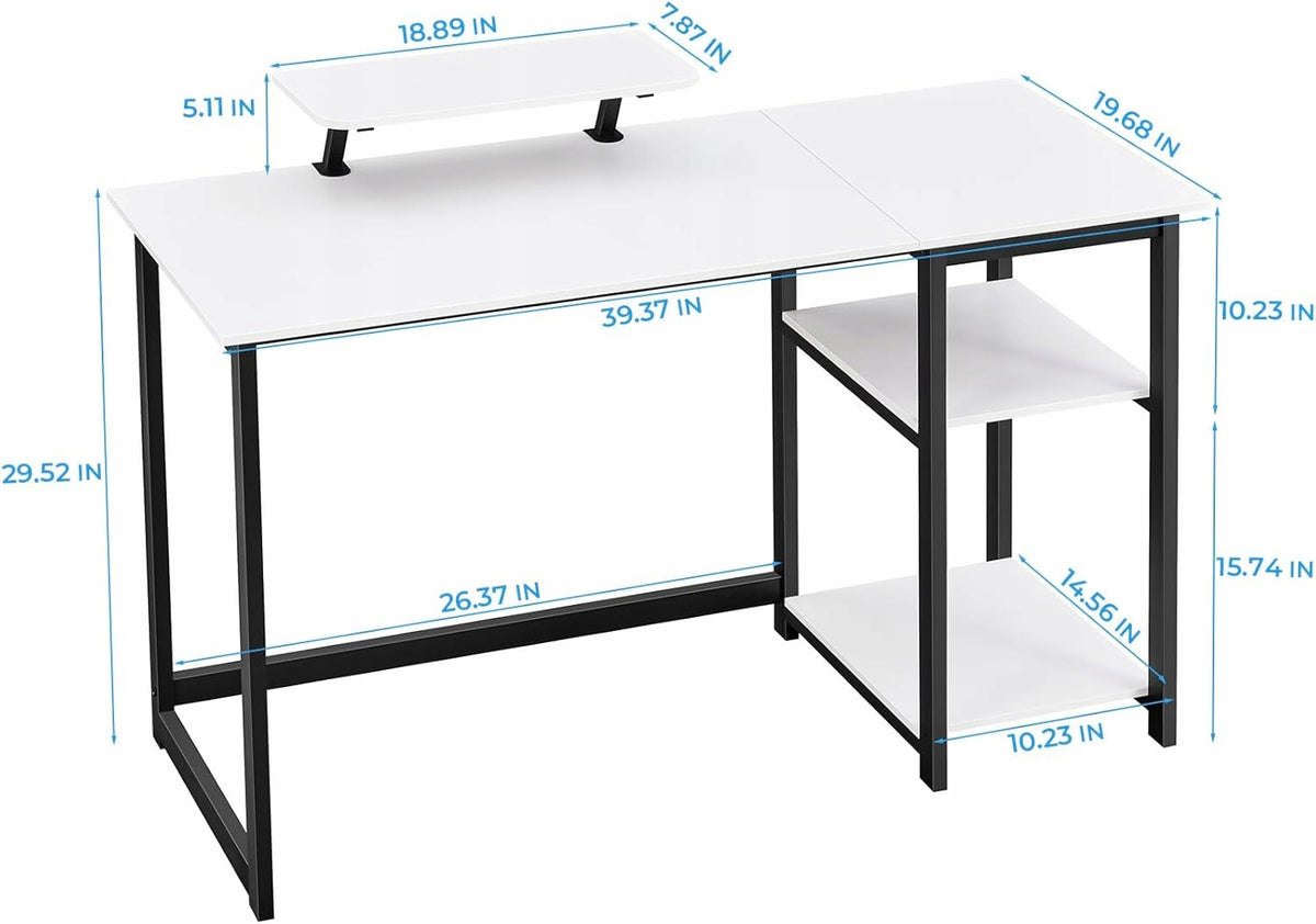 RECTANGULAR DESK 100X50 ELEGANT DURABLE CONSTRUCTION OFFICE ROOM EAN (GTIN) 0095678976566