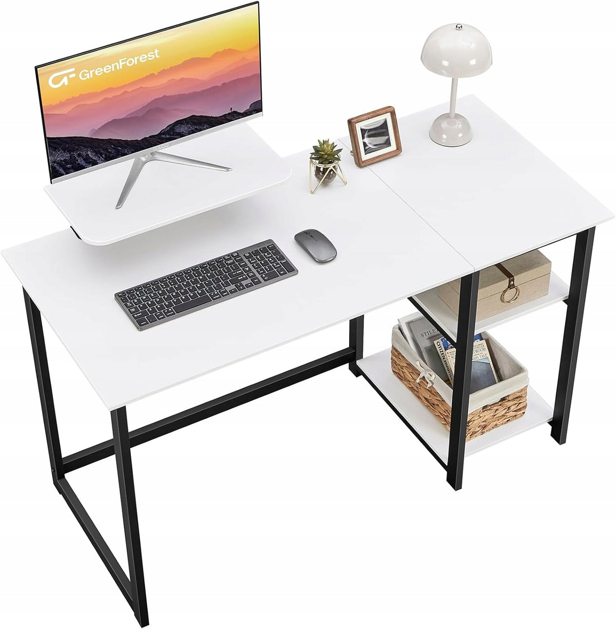 RECTANGULAR DESK 100X50 ELEGANT DURABLE CONSTRUCTION OFFICE ROOM