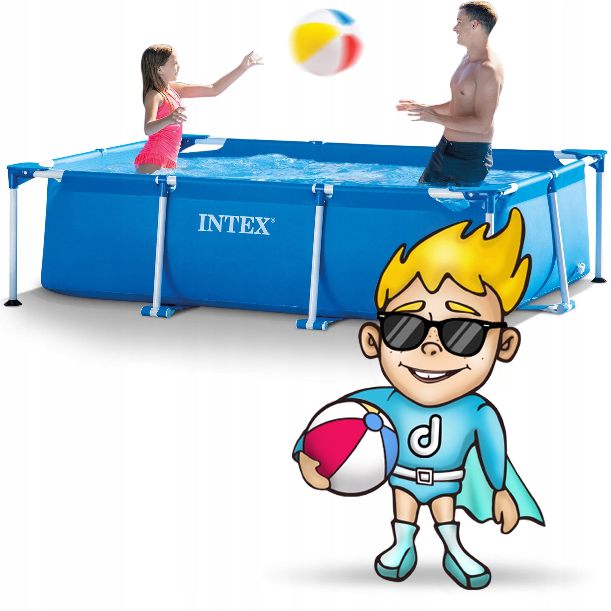RECTANGULAR GARDEN POOL 300x200 INTEX EAN (GTIN) 6941057400273