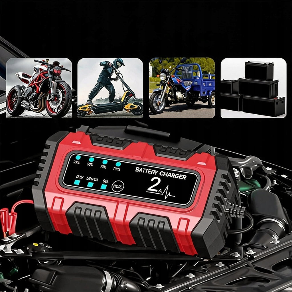 RECTIFIER BATTERY CHARGER 12V red Packaging status original