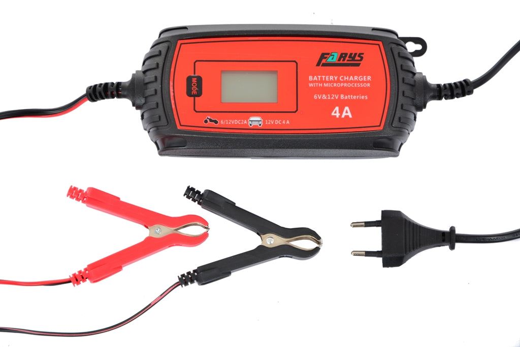 RECTIFIER CHARGER FOR BATTERY 6V 12V LCD 4A Brand Farys