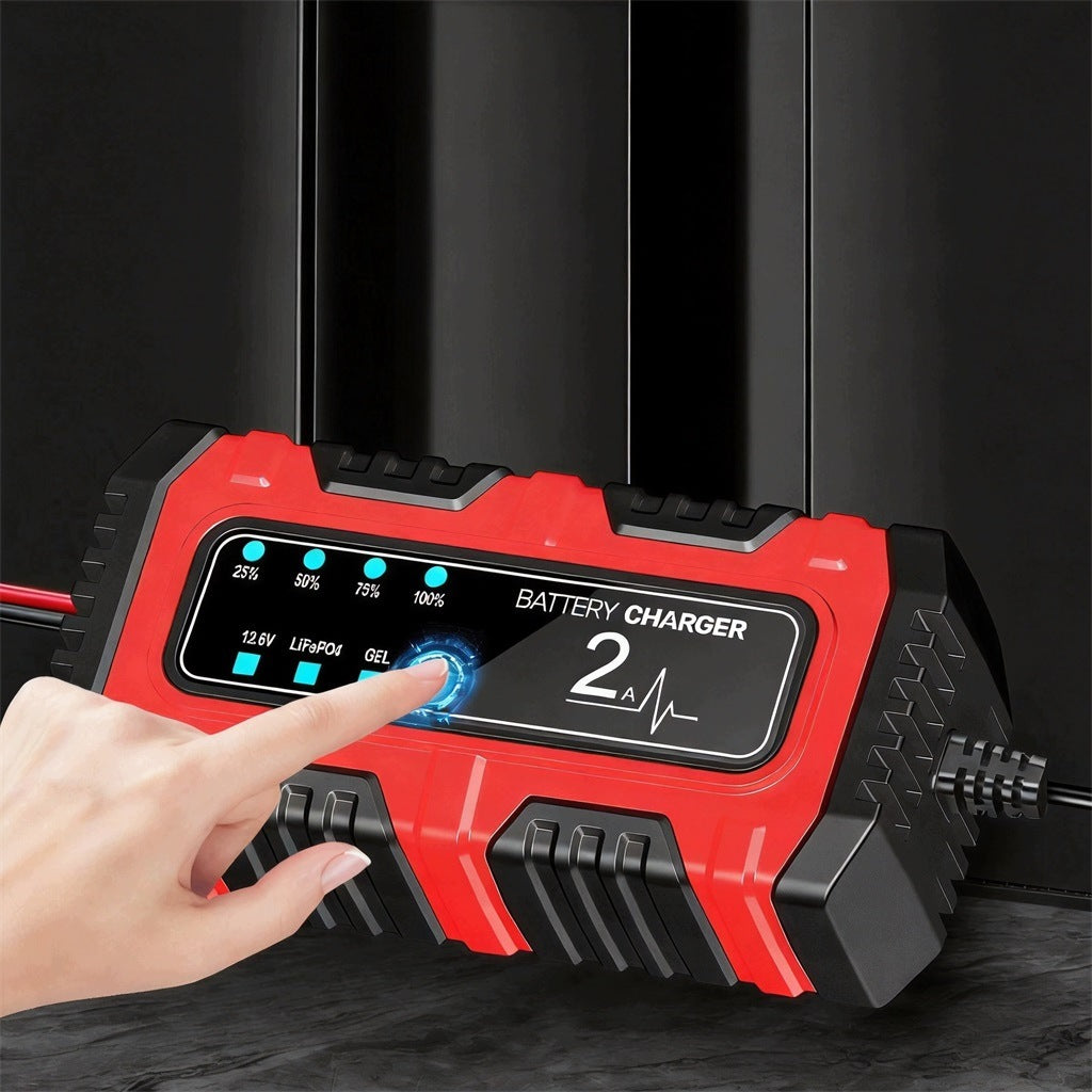 RECTIFIER CHARGER FOR BATTERY LCD 12V 10A REPAIR FUNCTION AUTOMATIC Packaging status original