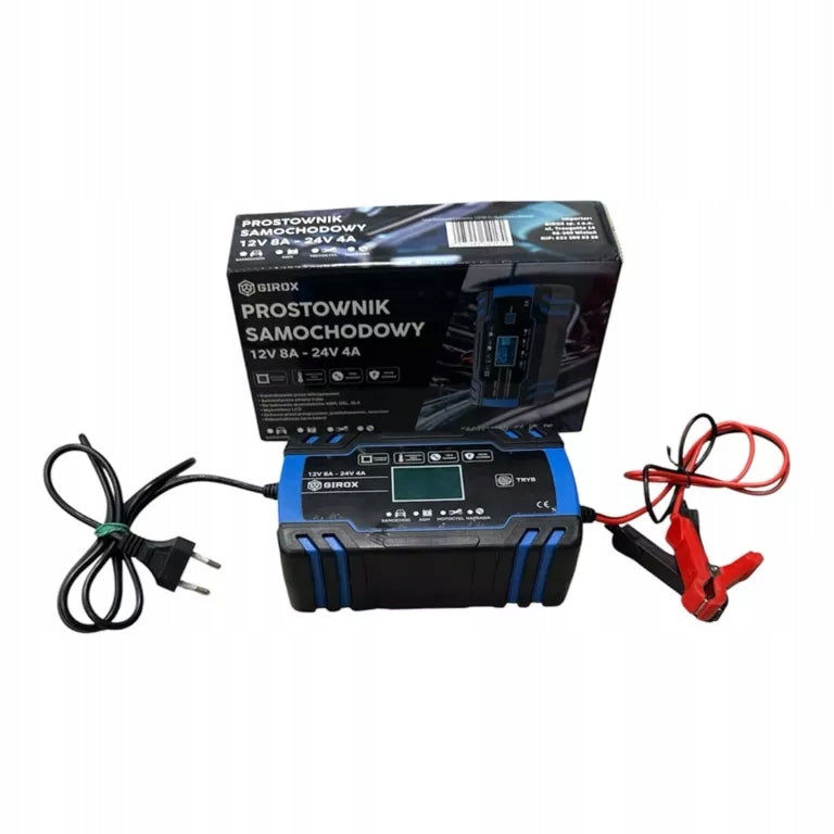 RECTIFIER CHARGER FOR INTELIGEN BATTERIES WITH REPAIR FUNCTION 12-24V 8A