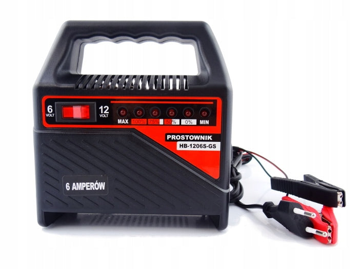 RECTIFIER CHARGER FOR MOPED CAR BATTERY 6V 12V 6A