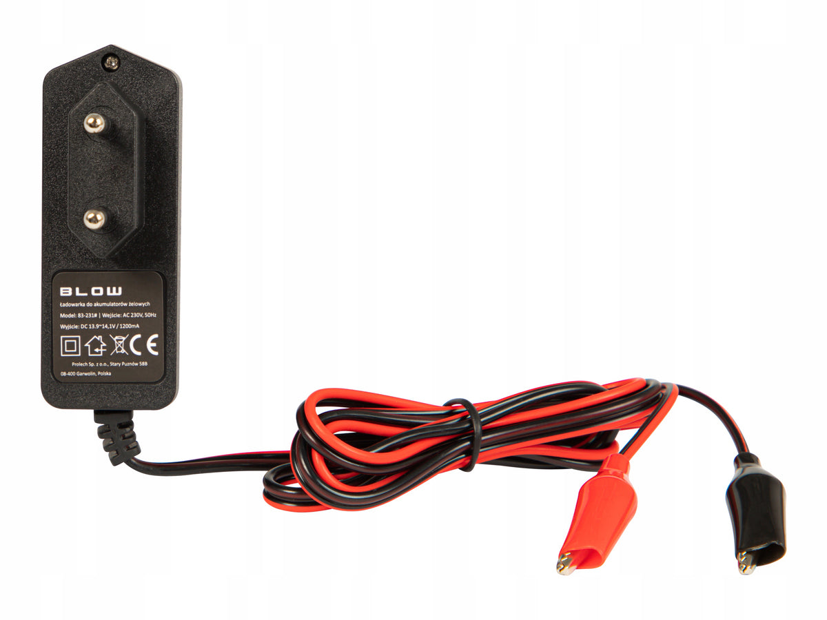 RECTIFIER CHARGER POWERFUL 1200mAh 12V FOR ACID GEL ACCUMULATORS Packaging status original