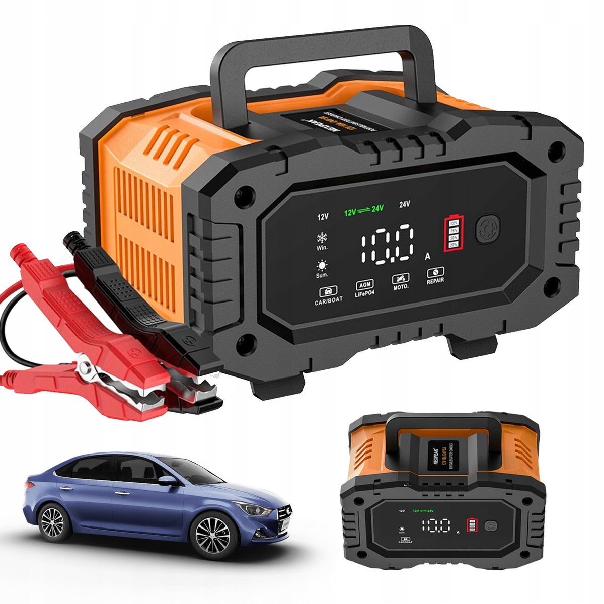 RECTIFIER FOR BATTERIES LCD 24V IMPULSE CHARGER REGENERATION PROTECTION