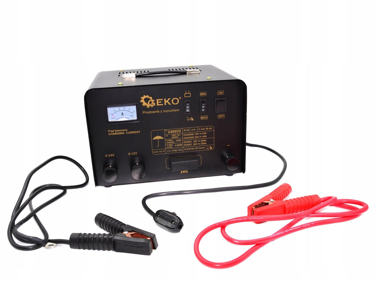 RECTIFIER WITH START 12/24V 200A + REMOTE CONTROL GEKO