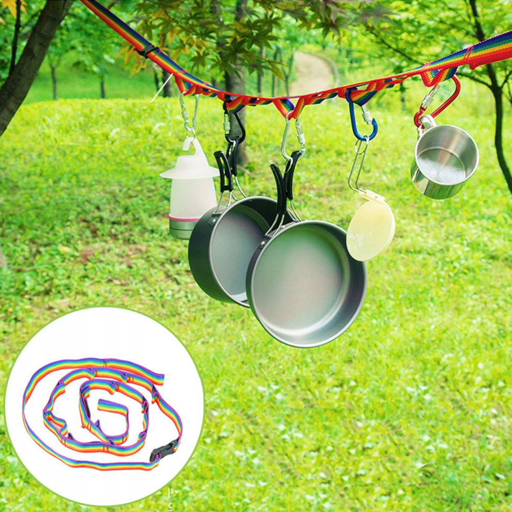 RED CAMPING TENT HANGING ROPE WITH HANGER HOLE FOR OUTDOOR USE Manufacturer code 4804017