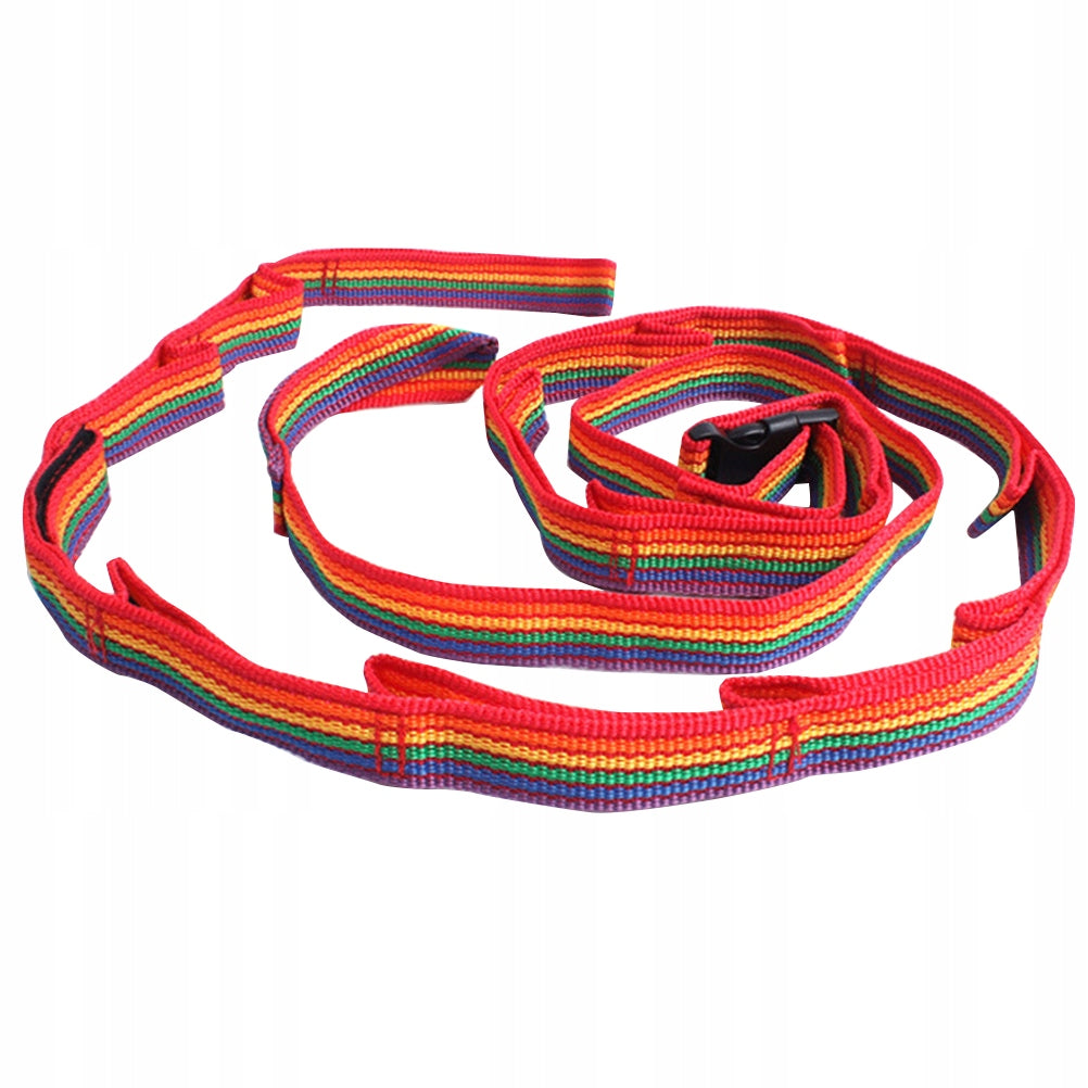 RED CAMPING TENT HANGING ROPE WITH HANGER HOLE FOR OUTDOOR USE
