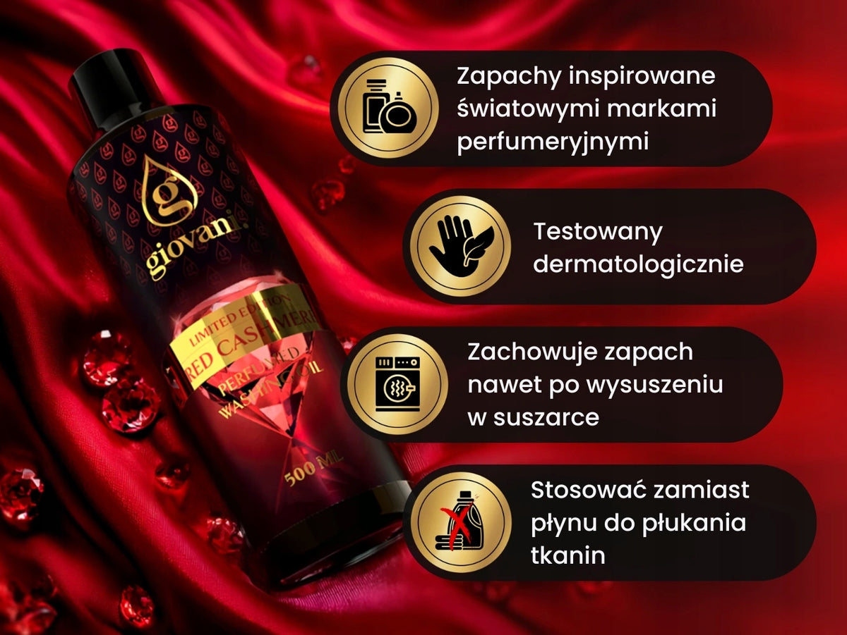 RED CASHMERE Laundry Perfume Capacity: 500 ml Capacity 0.5 l
