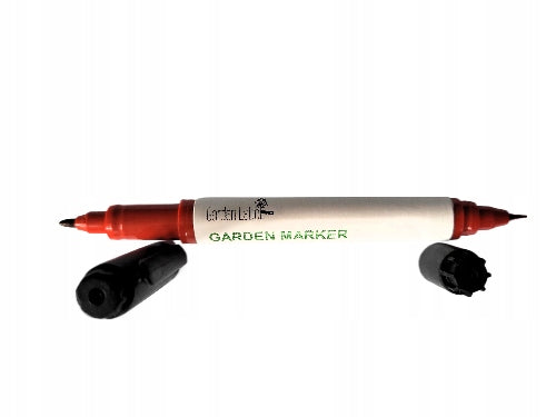RED Garden Marker (Mazak, Pen) Permanent Resistant Garden Marker
