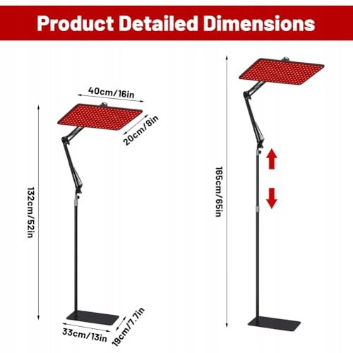 RED LAMP FOR FACE AND BODY INFRARED 200 LED 5 BRIGHTNESS LEVELS Power supply none