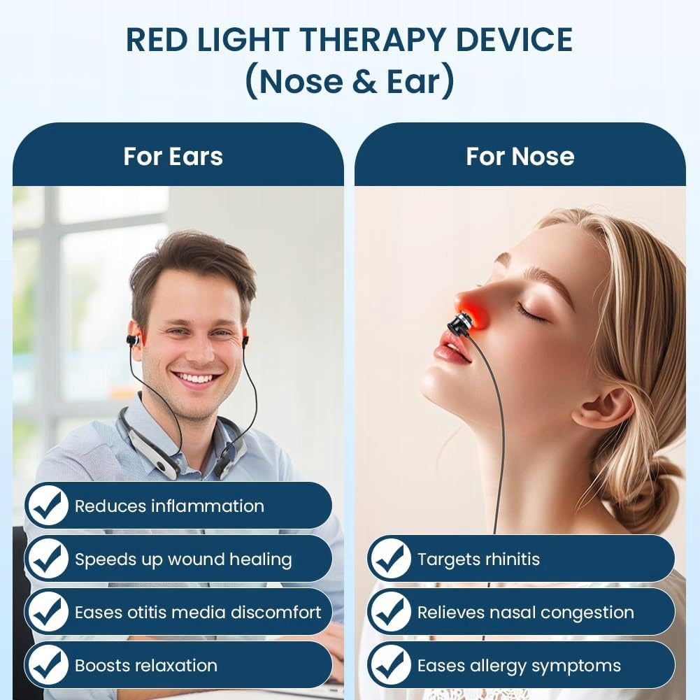 RED LIGHT THERAPY FOR NOSE AND EARS 2IN1 650NM 3 EARPLUGS EAN (GTIN) 054003592765