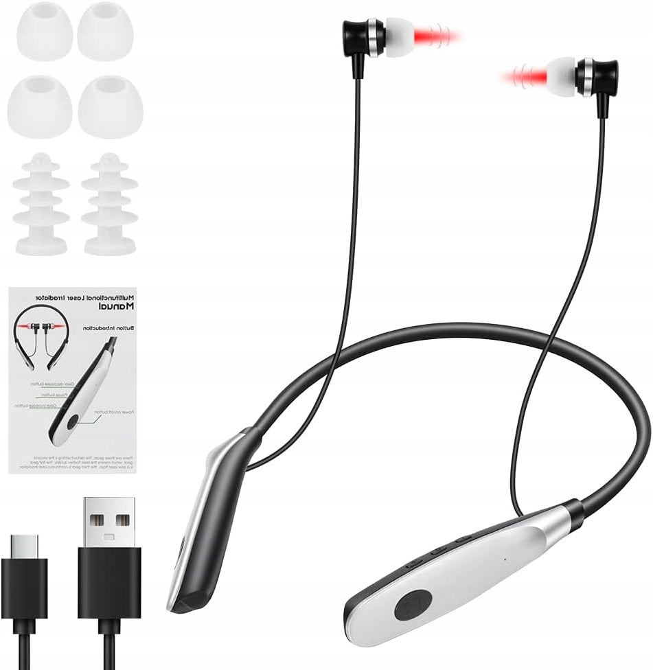 RED LIGHT THERAPY FOR NOSE AND EARS 2IN1 650NM 3 EARPLUGS