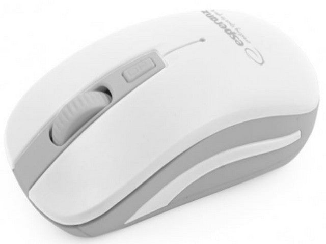 RED Wireless mouse, white acrylic micro Szczecin