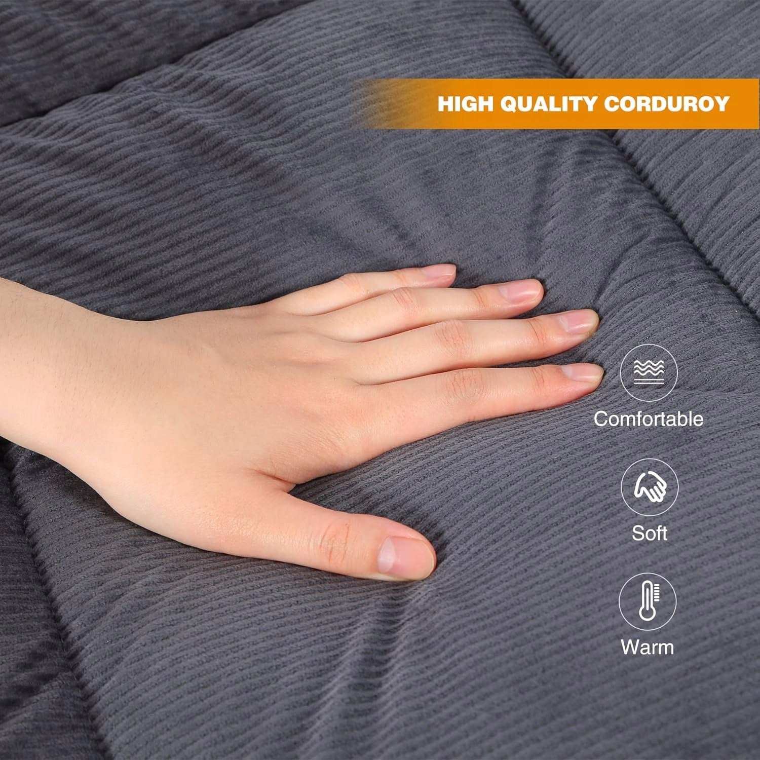 REDCAMP XL Soft Cover for Tourist Bed 190 × 75 cm Brand no brand