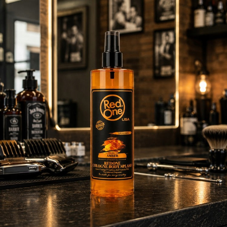 REDONE BARBER COLOGNE AMBER ESSENTIAL BARBER COLOGNE SPRAY 400 ML Packaging volume 400 ml
