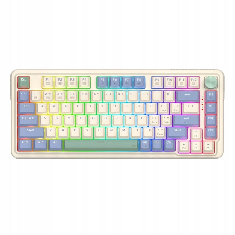 REDRAGON K673CPG-RGB-PRO Ucal Pro USB Keyboard + RF Wireless + Bluet...
