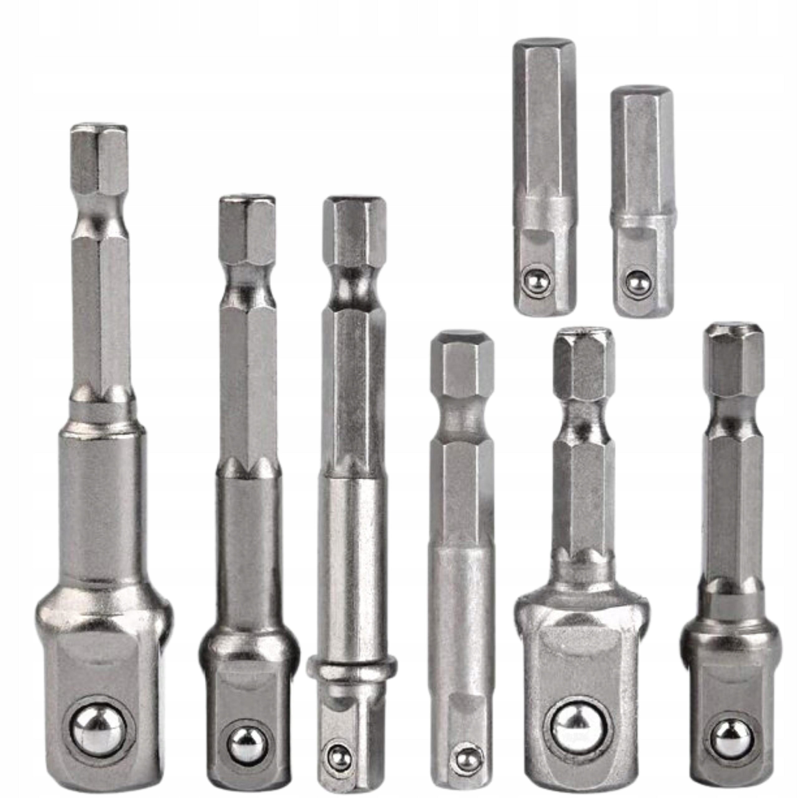 REDUCTION ADAPTERS ADAPTER FOR HEX SCREWDRIVER SOCKETS 1/4 3/8 1/2 PRO