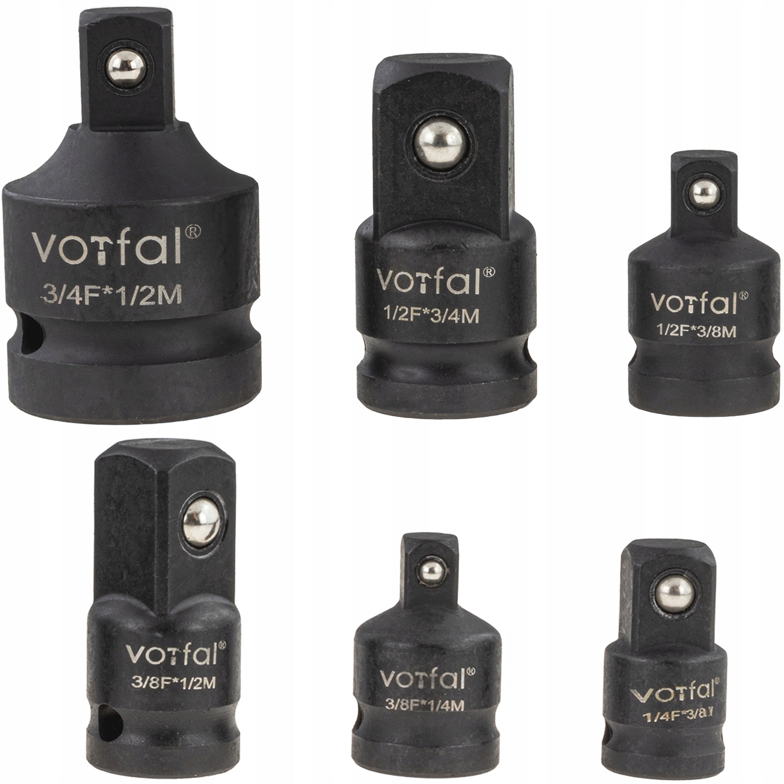 REDUCTIONS IMPACT REDUCTION ADAPTERS CAP 1/2 3/8 3/4 1/4 6 EL Manufacturer code V08040