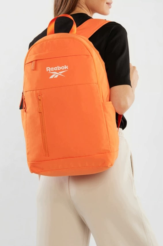REEBOK BACKPACK ORANGE SPORTS CITY 2 COMPARTMENTS LIGHTWEIGHT BACKPACK SCHOOL Manufacturer no brand