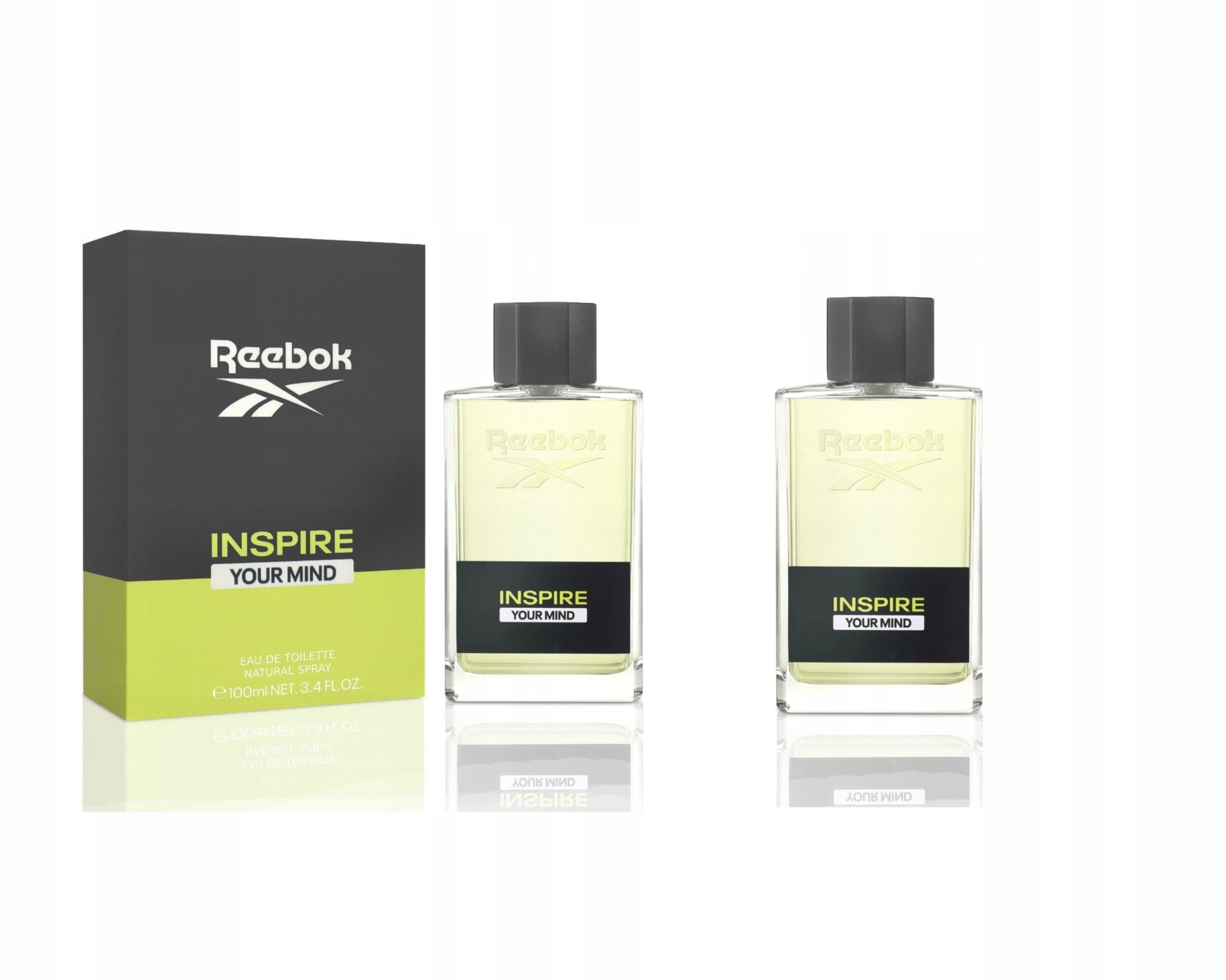 REEBOK EAU DE TOILETTE FOR MEN INSPIRE YOUR Mind EDT SPRAY 100ml