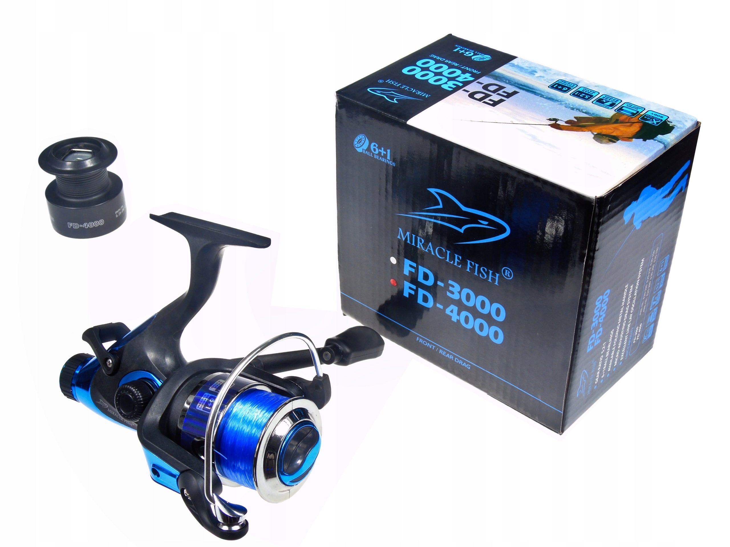 REEL FEEDER KARP 4000 5.2:1 7 bearings with fishing line