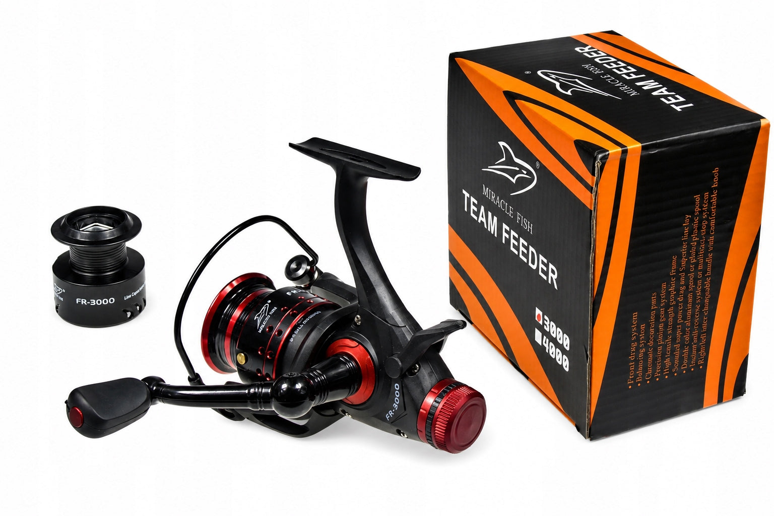 REEL FR3000 9bb CARP MIRACLE FISH | FREE GEAR | METAL