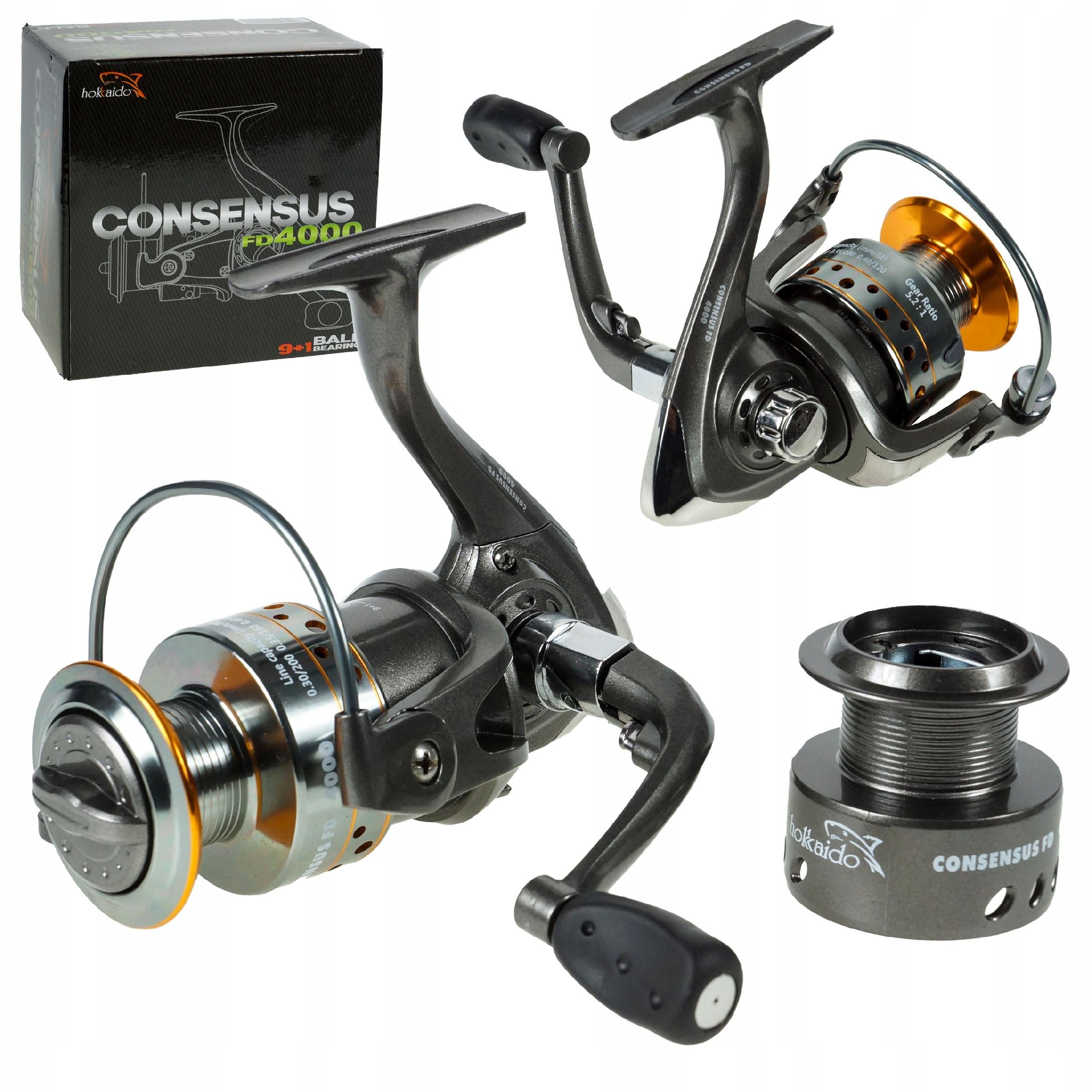 REEL HOKKAIDO CONSENSUS FD1000 9+1 SPINFEDER