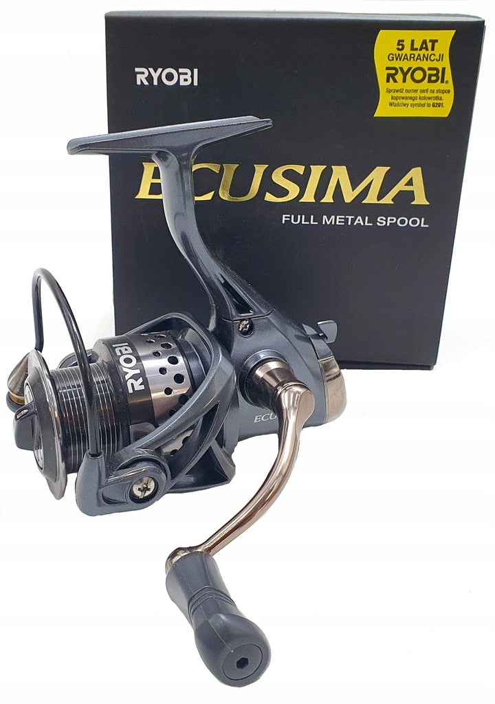 REEL RYOBI ECUSIMA 1000 SPINNING 5 YEARS Manufacturer code ECM-1000