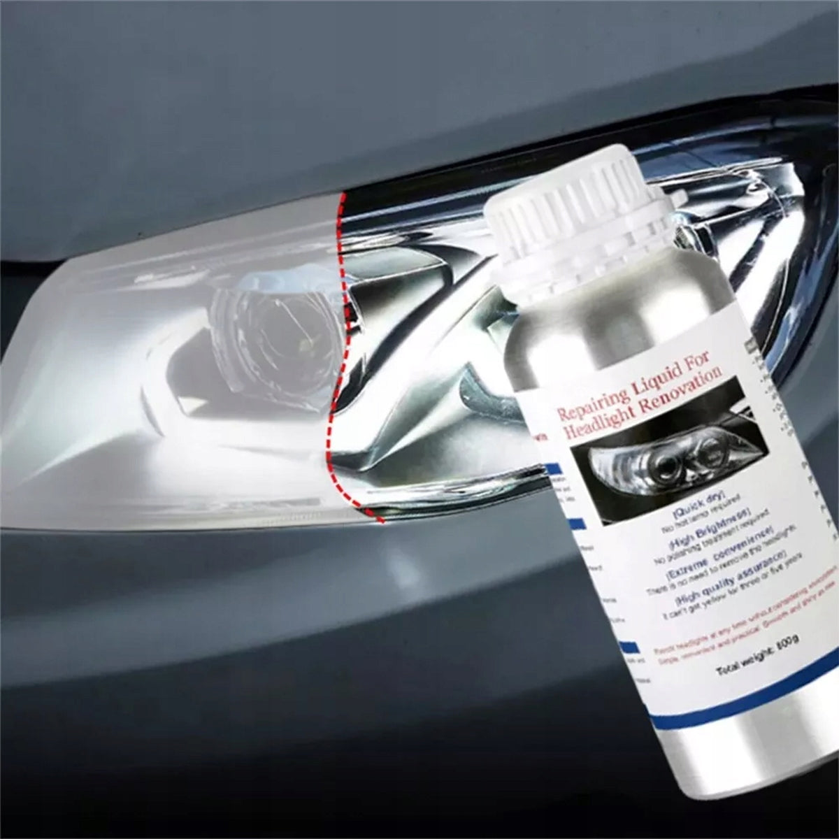 REFILL HEADLIGHT REGENERATION Liquid 800g Packaging status original