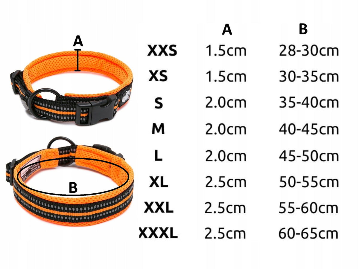 REFLECTIVE DOG COLLAR TRUELOVE ACTIVE DELICATE DURABLE BROWN L Manufacturer code TLC5011