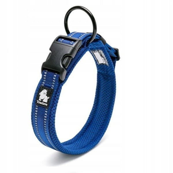 REFLECTIVE DOG COLLAR TRUELOVE ACTIVE DELICATE DURABLE NAVY XL Manufacturer code TLC5011
