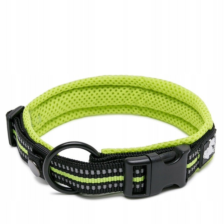 REFLECTIVE DOG COLLAR TRUELOVE ACTIVE DELICATE DURABLE YELLOW L Manufacturer code TLC5011