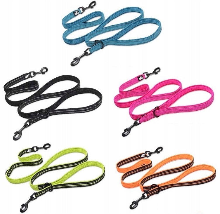 REFLECTIVE DOG LEASH TRUELOVE ACTIVE PRO 200CM BLACK M Kind detachable