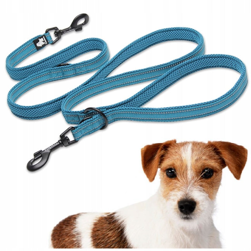 REFLECTIVE DOG LEASH TRUELOVE ACTIVE PRO 200CM BLUE S