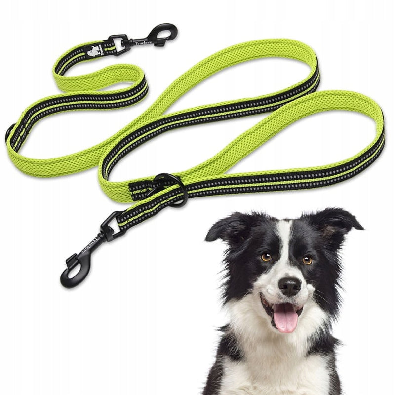 REFLECTIVE DOG LEASH TRUELOVE ACTIVE PRO 200CM LIME M
