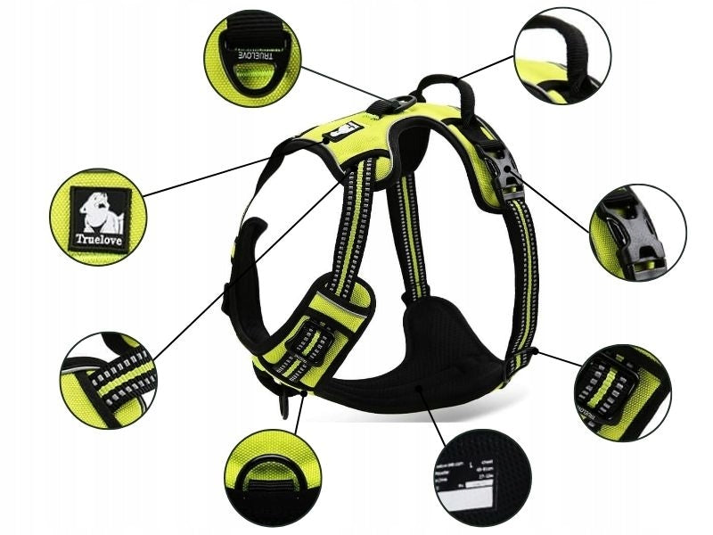 REFLECTIVE Dog Harness Front Line Truelove L Trade name TLH6281 Truelove