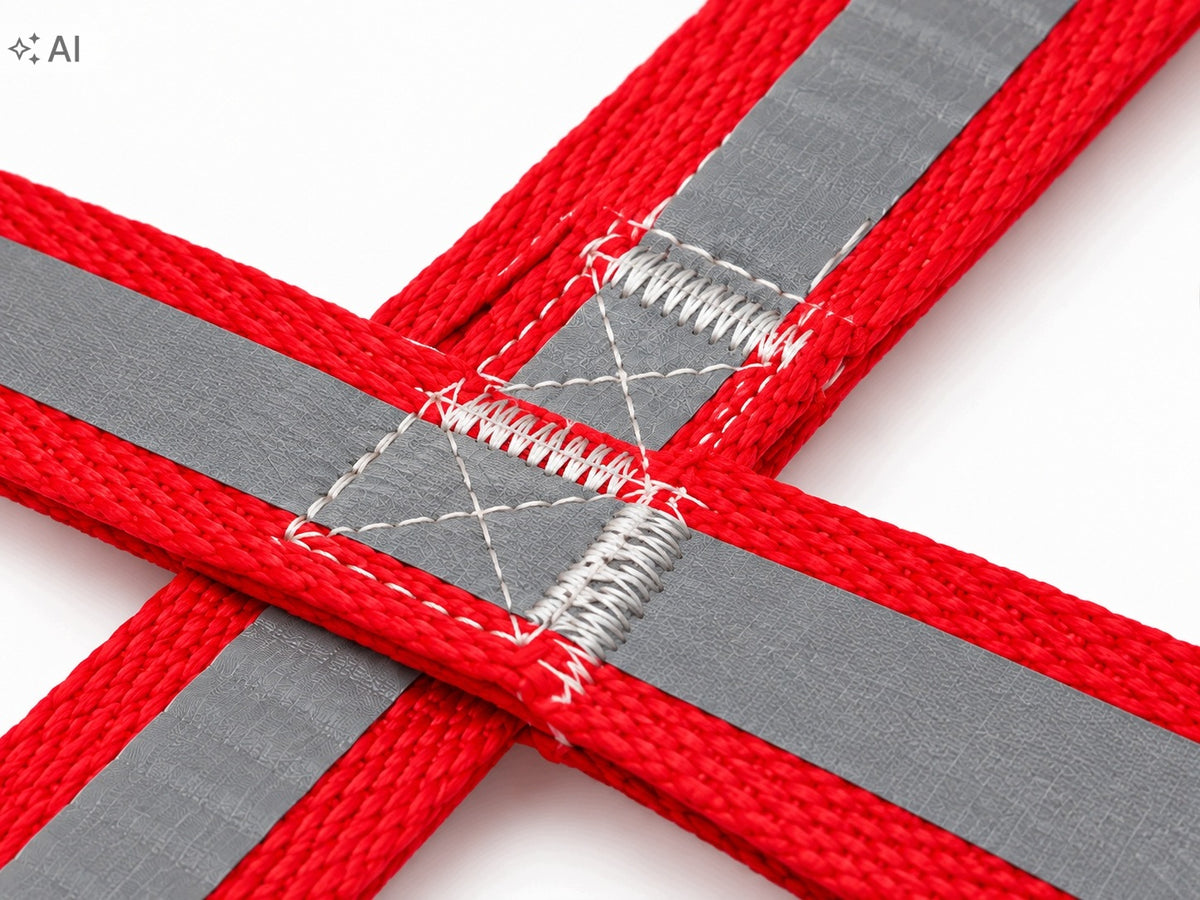 REFLECTIVE HARNESS FOR SMALL DOG PERSONALIZATION ADDRESS CARD ENGRAVING RED Manufacturer code EKI_LUMI_CZERWONY_S