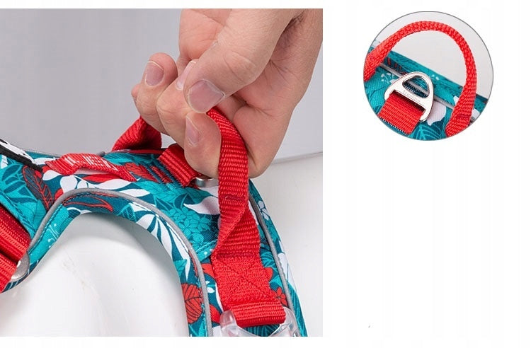 REFLECTIVE Harness for big dog STRONG Truelove XL Trade name ODBLASKOWE Szelki dla dużego psa MOCNE Truelove FRONT LINE PREMIUM Turkusowe XL Labrador Golden Dog
