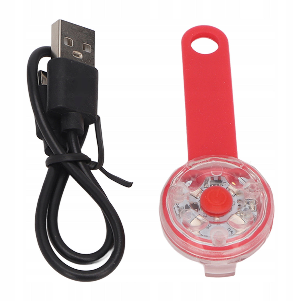 REFLECTIVE LAMP GLOWING LED USB LOCATOR CAT DOG COLLAR PENDANT