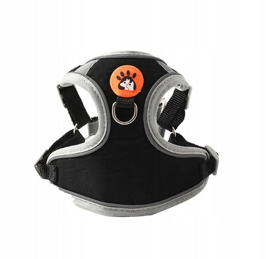 REFLECTIVE SAFETY DOG HARNESS BREATHABLE SIZE XS BLACK Additional features reflective elements