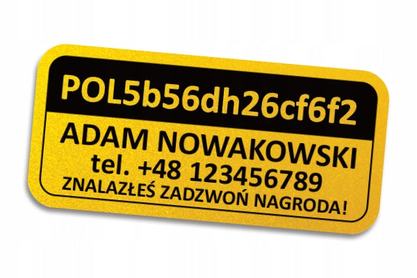 REFLECTIVE STICKERS FOR DRONE OPERATOR NO. EAN (GTIN) 0650414989196