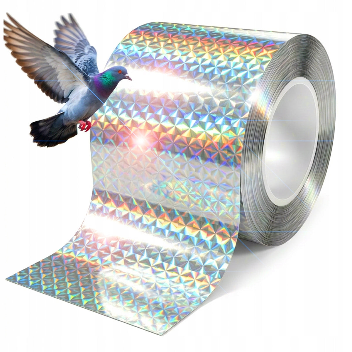 REFLECTIVE TAPE FOR PIGEON STARLINGS DETERRENT BIRD STARLINGS UP TO 50 METERS
