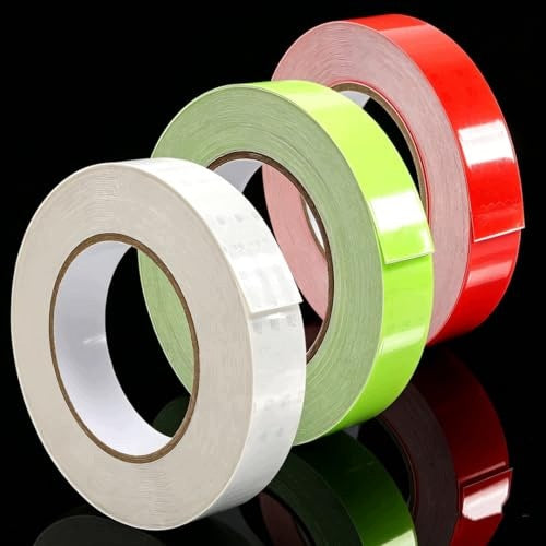 REFLECTIVE TAPE SELF-ADHESIVE WATERPROOF FOR BICYCLE 3 ROLLS FOR HOME Brand no brand