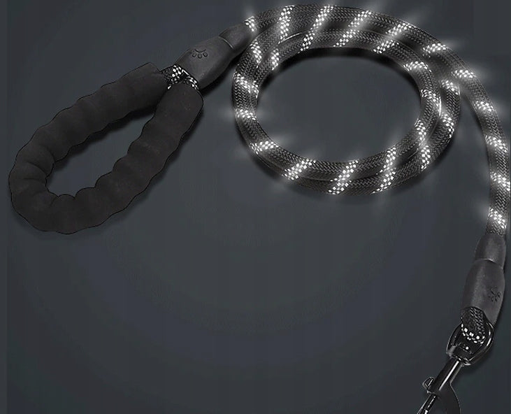 REFLECTIVE TRAINING LEASH for Dog STRONG 5m Brand Reverse